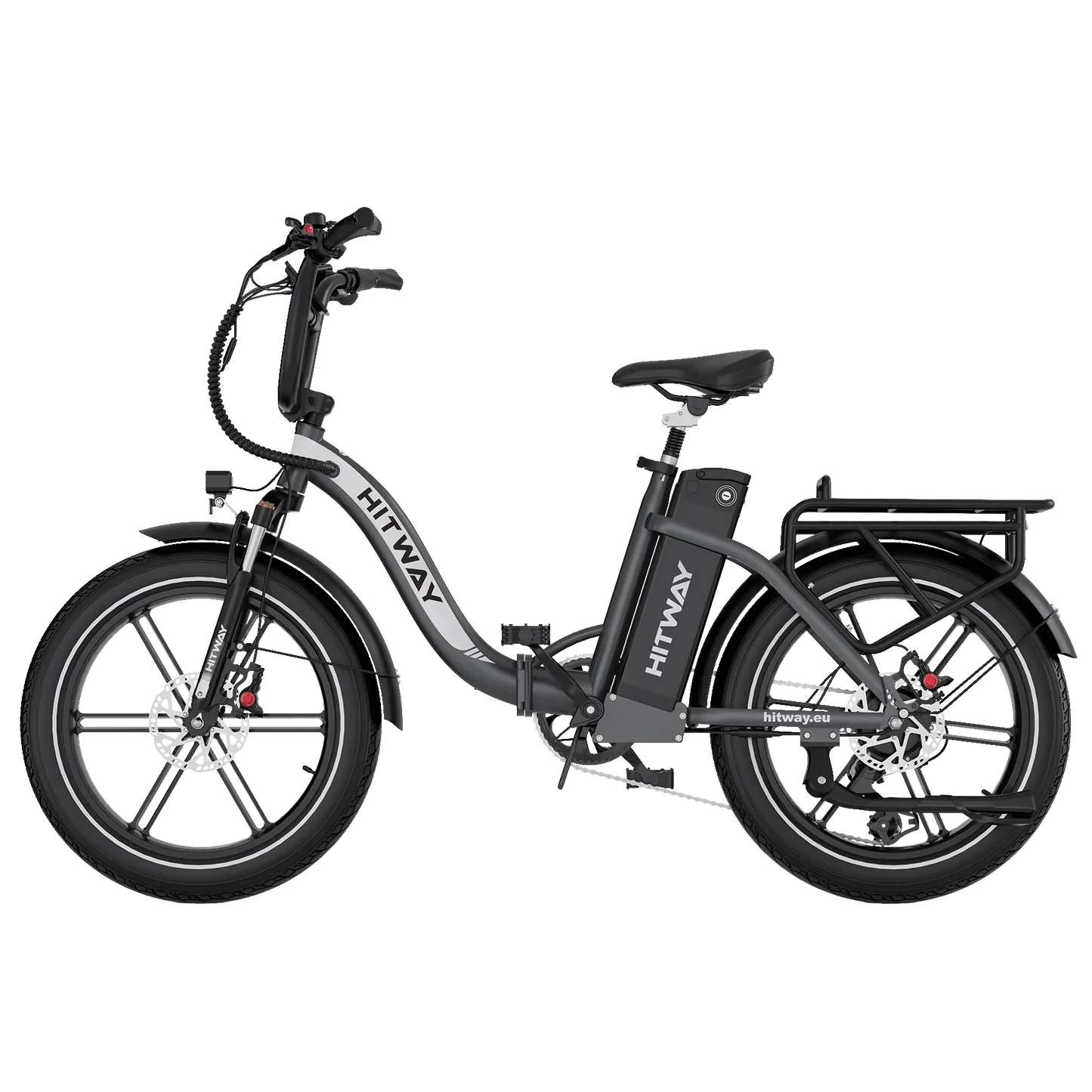 HITWAY BK6S Pro Folding Electric Bike with Fat Tyres