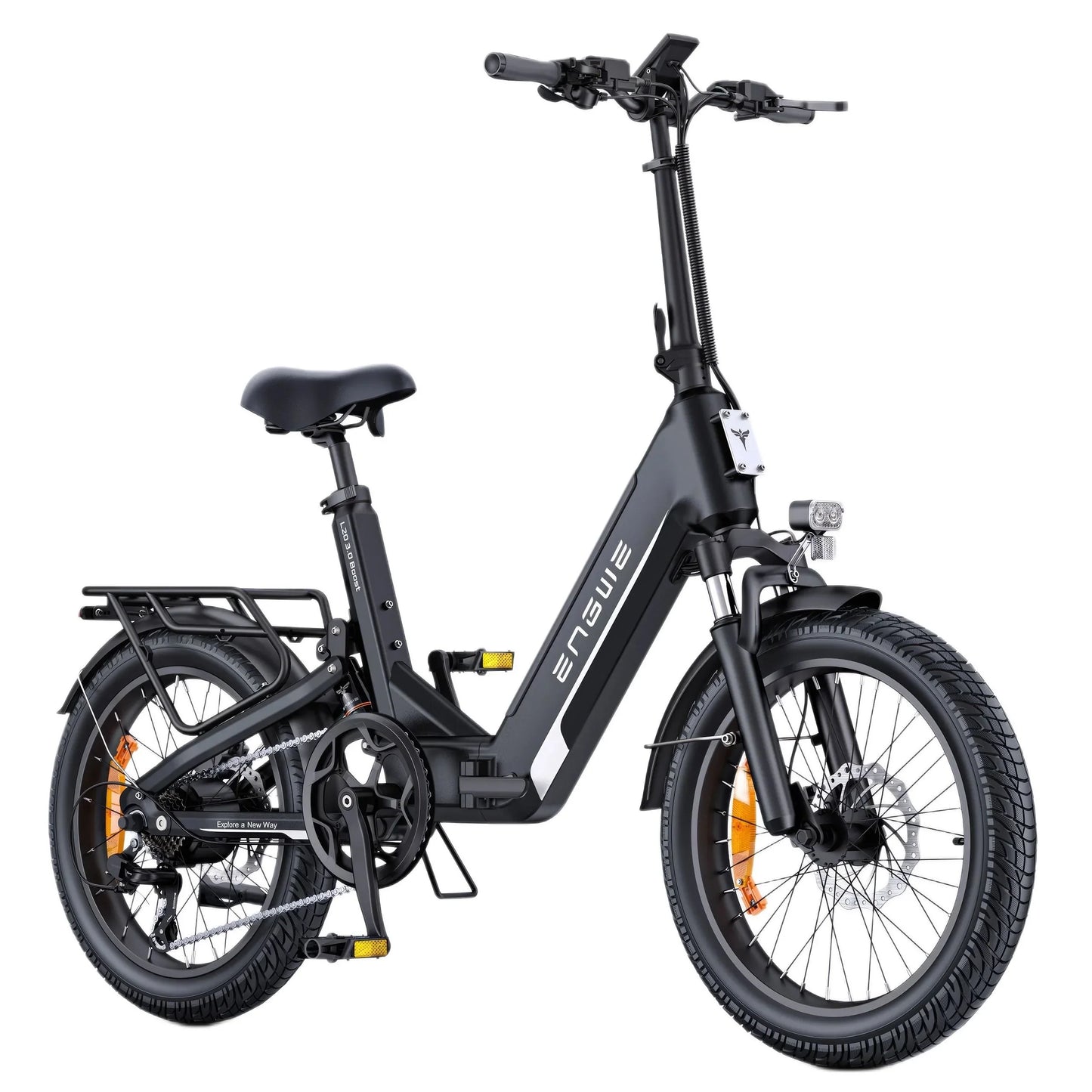 ENGWE L20 3.0 Boost Full-Suspension Compact E-Bike – 250W Hub, 75Nm Torque, 648Wh Battery