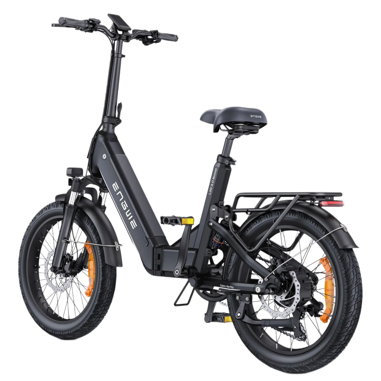 ENGWE L20 3.0 Boost Full-Suspension Compact E-Bike – 250W Hub, 75Nm Torque, 648Wh Battery