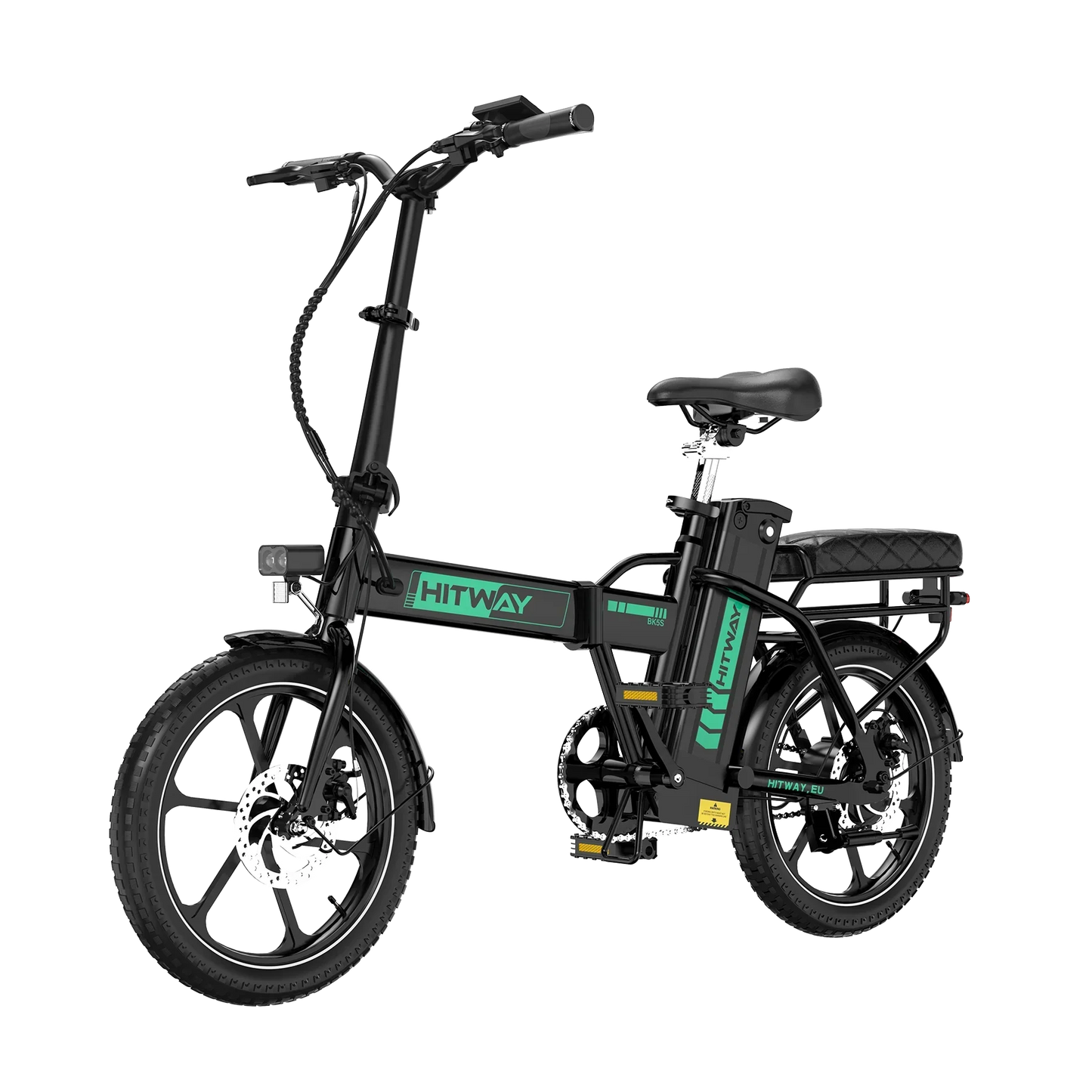 HITWAY BK5SL Folding Electric Bike – 250W, 36V 13Ah, 16-Inch Wheels