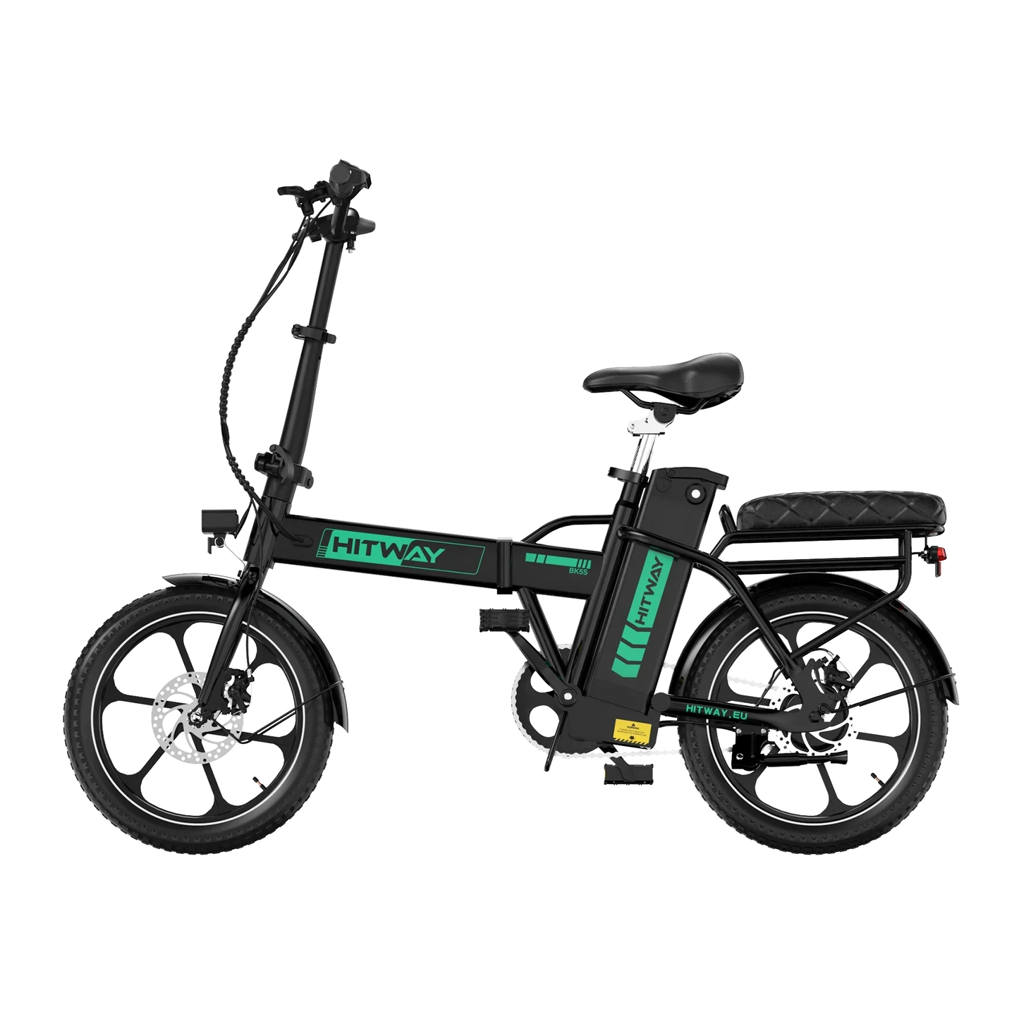 HITWAY BK5SL Folding Electric Bike – 250W, 36V 13Ah, 16-Inch Wheels
