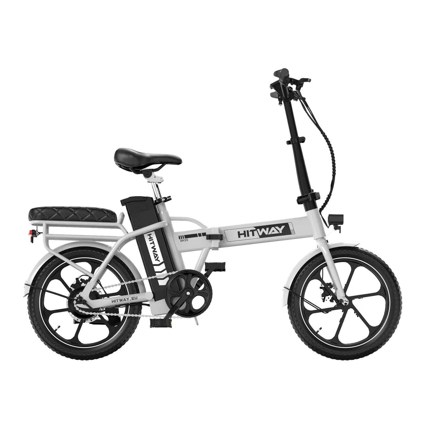 HITWAY BK5SL Folding Electric Bike – 250W, 36V 13Ah, 16-Inch Wheels
