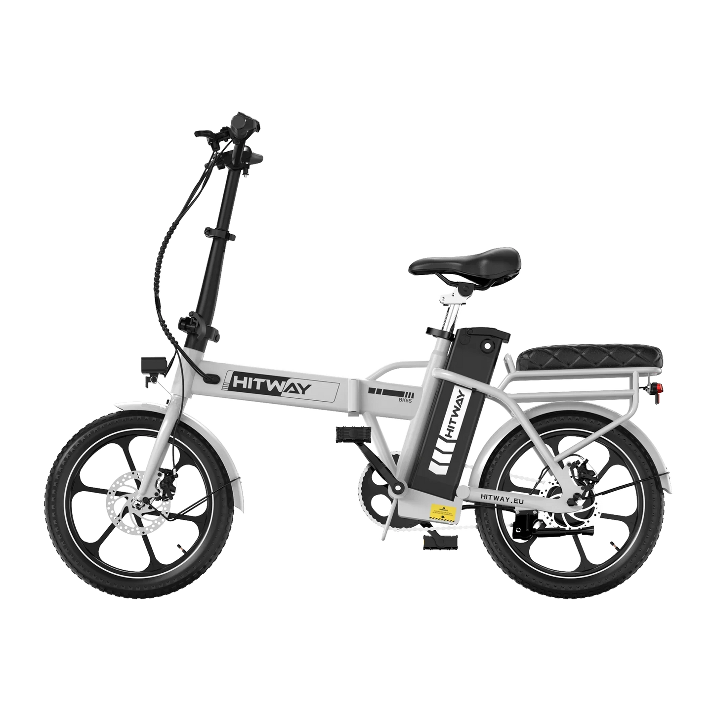 HITWAY BK5SL Folding Electric Bike – 250W, 36V 13Ah, 16-Inch Wheels