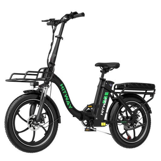 HITWAY BK6S L1 Folding Electric Bike – 250W, 36V 15.6Ah, 20-Inch × 3.0 Tyres