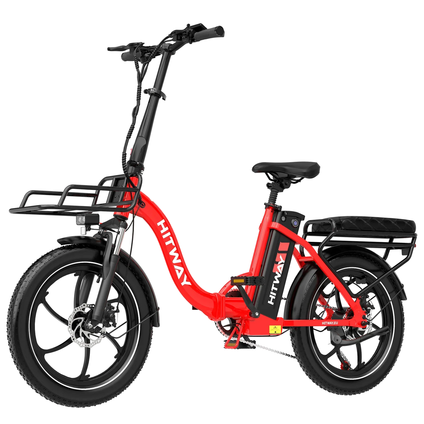 HITWAY BK6S L1 Folding Electric Bike – 250W, 36V 15.6Ah, 20-Inch × 3.0 Tyres