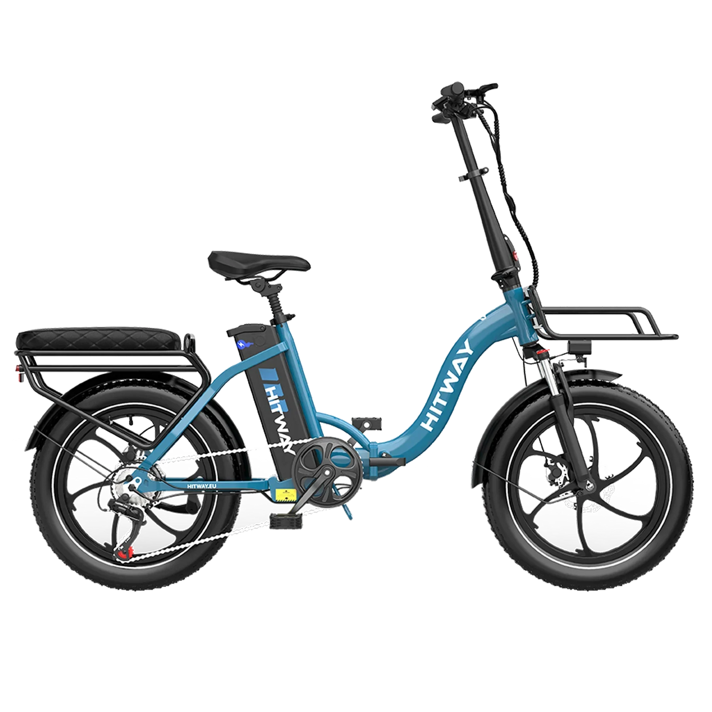HITWAY BK6S L1 Folding Electric Bike – 250W, 36V 15.6Ah, 20-Inch × 3.0 Tyres