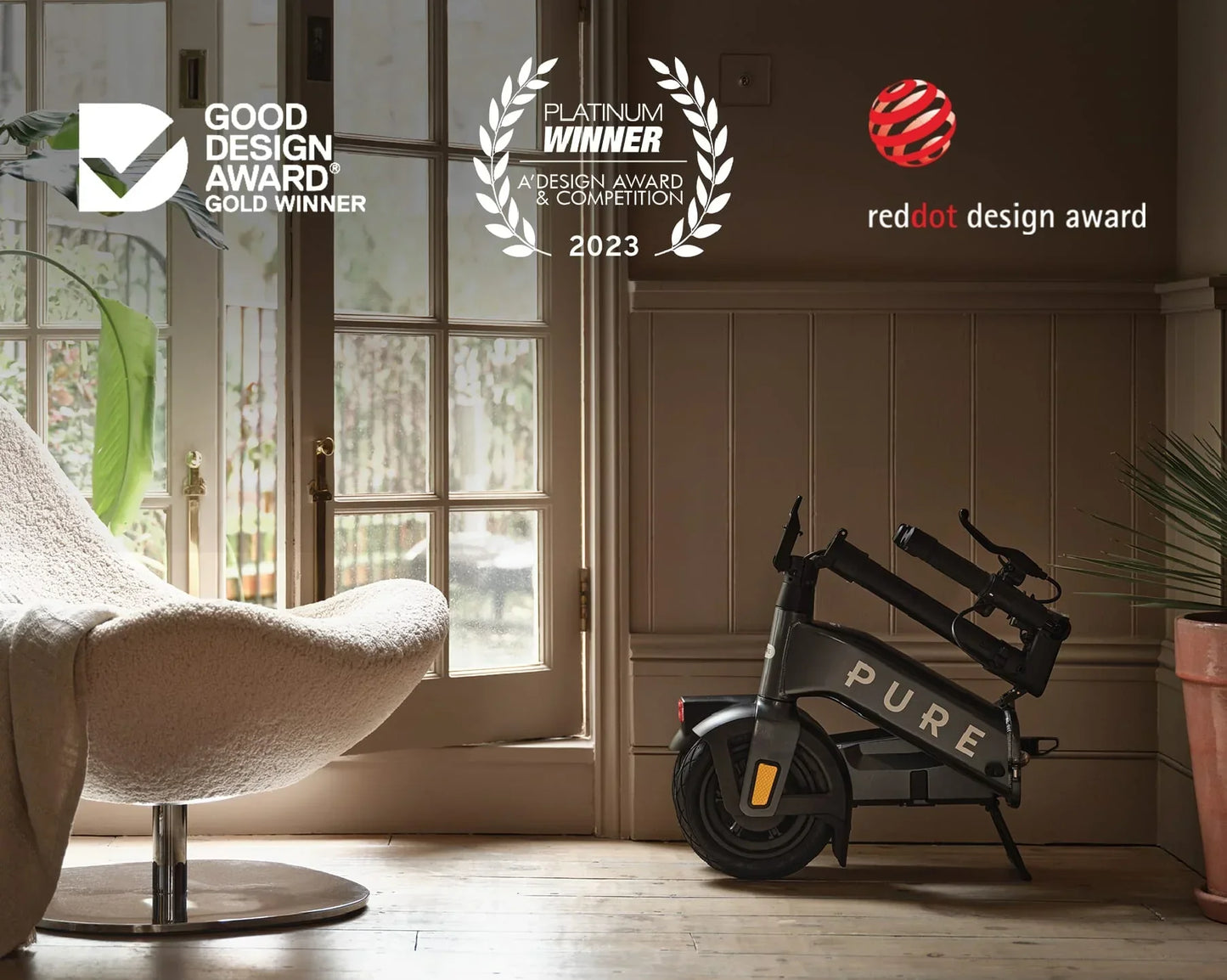 Pure Flex Electric Scooter – 500W / 924W Max Compact Folding E-Scooter