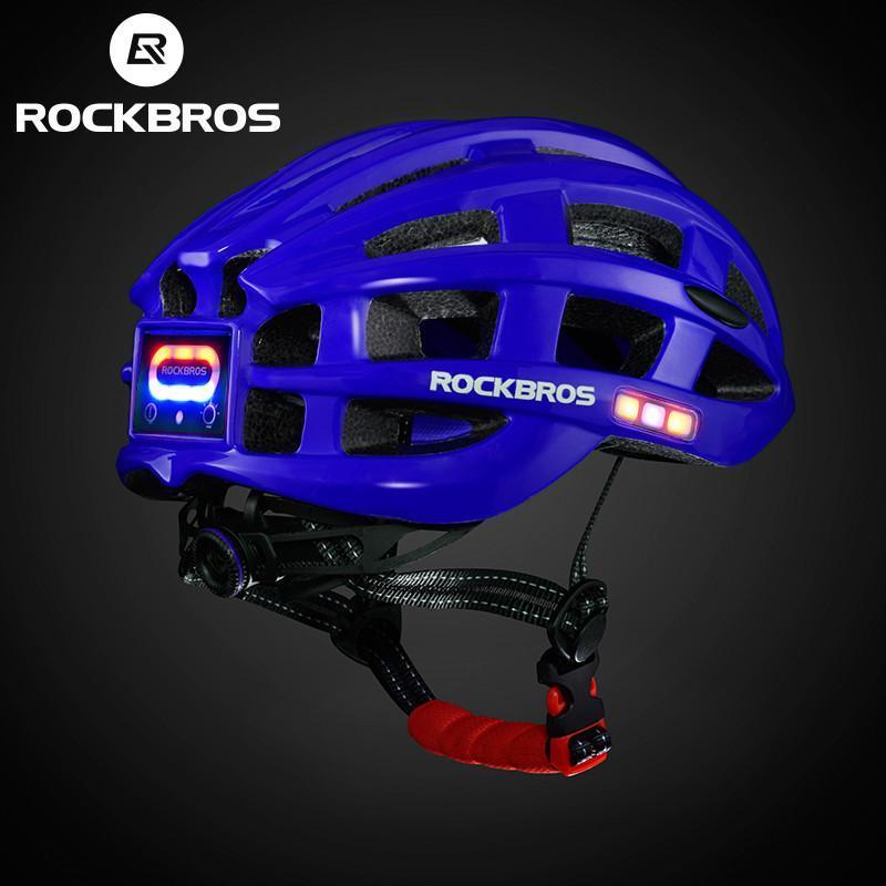 ROCKBROS Cycling Helmet with Integrated Lights