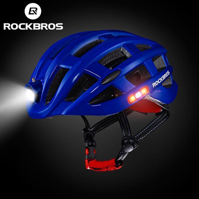 ROCKBROS Cycling Helmet with Integrated Lights