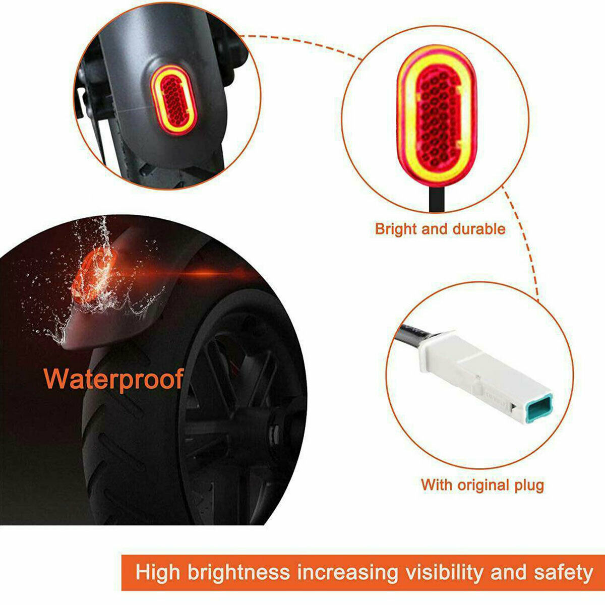Rear Mudguard Kit for Xiaomi M365/PRO Electric Scooter