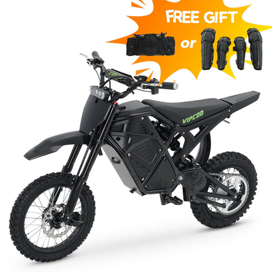 VIPCOO H3 Electric Dirt Bike – 3500W Peak, 48V 23Ah, 63 km/h